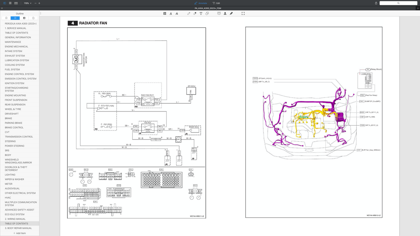 DAIHATSU AYLA A350 (2023+) SERVICE WORKSHOP MANUAL