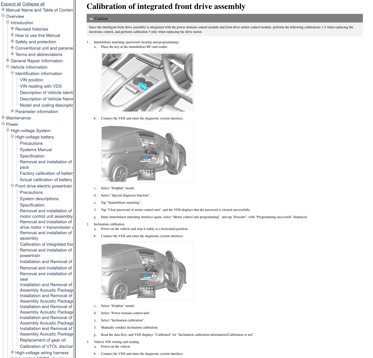 BYD DOLPHIN EV (2021+) SERVICE WORKSHOP MANUAL