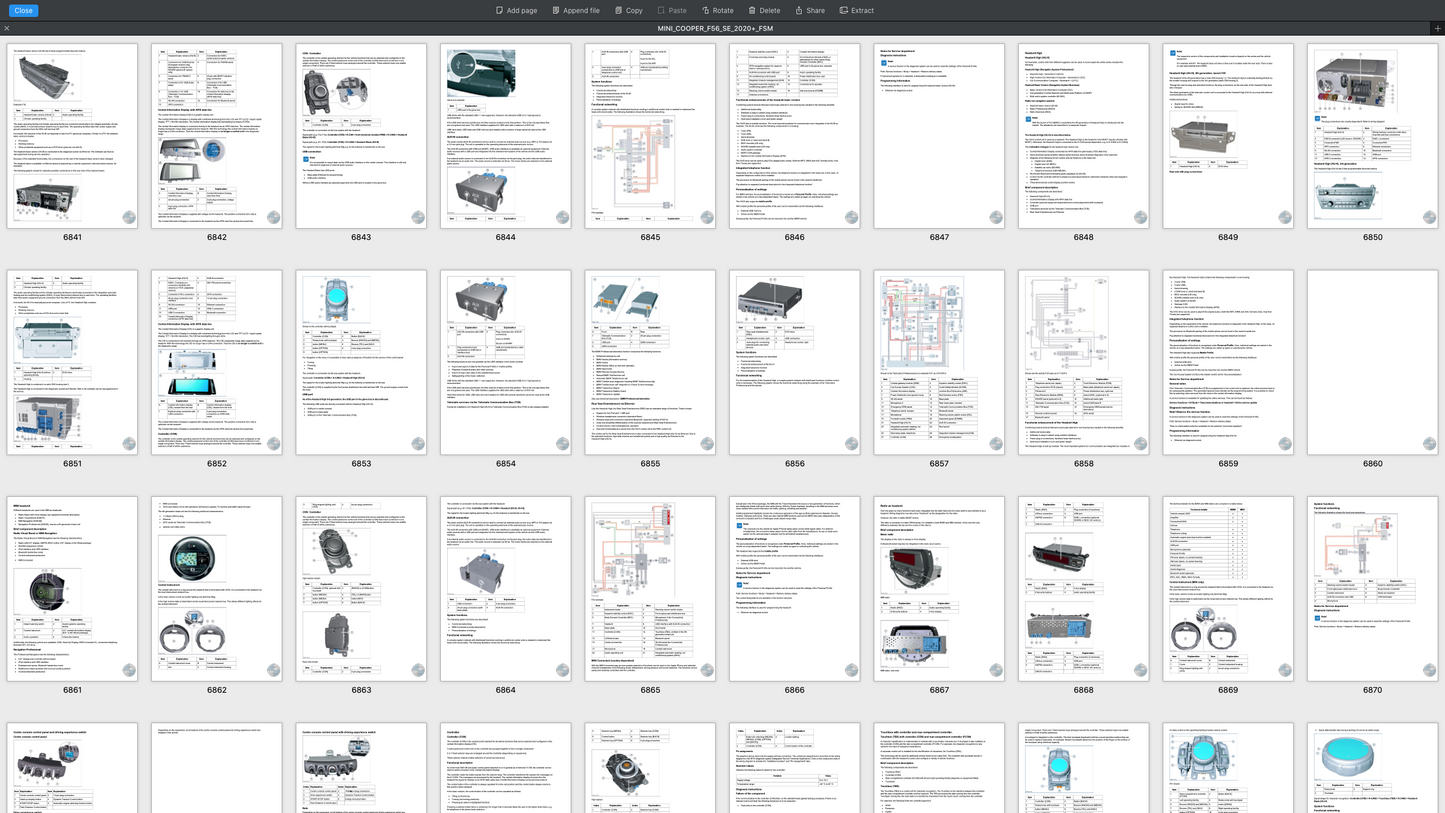 MINI COOPER SE EV (2020+) SERVICE WORKSHOP MANUAL