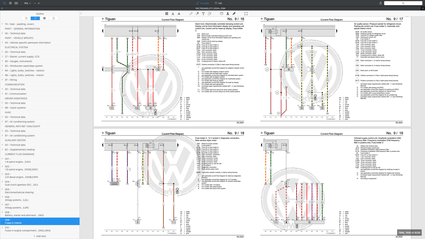 VW TIGUAN III CT1 (2024+) SERVICE WORKSHOP MANUAL