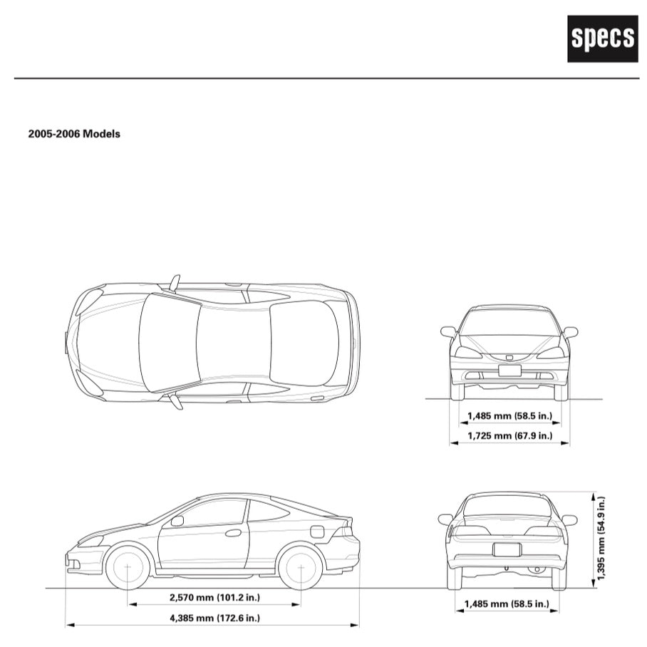 ACURA RSX DC5 / HONDA INTEGRA (2002-2006) SERVICE WORKSHOP MANUAL