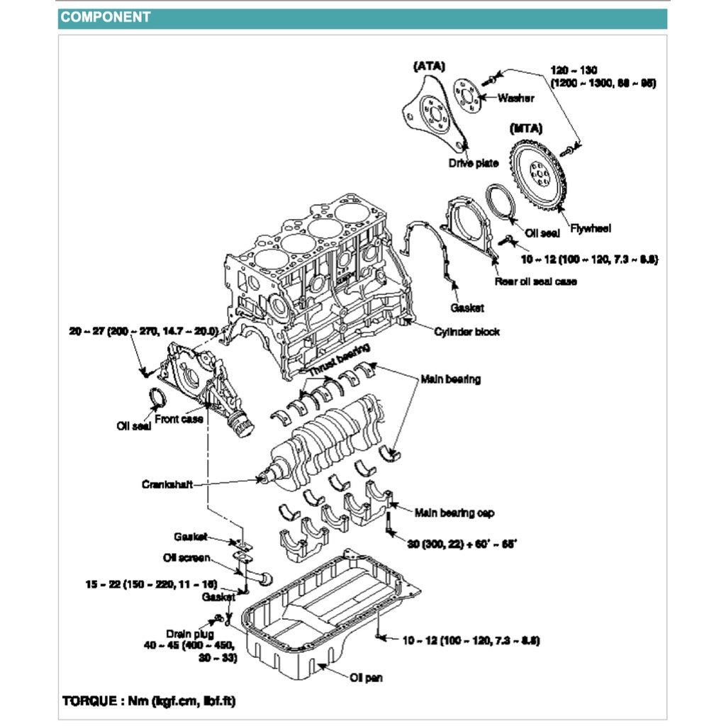 HYUNDAI ELANTRA XD (2001-2006) SERVICE WORKSHOP MANUAL