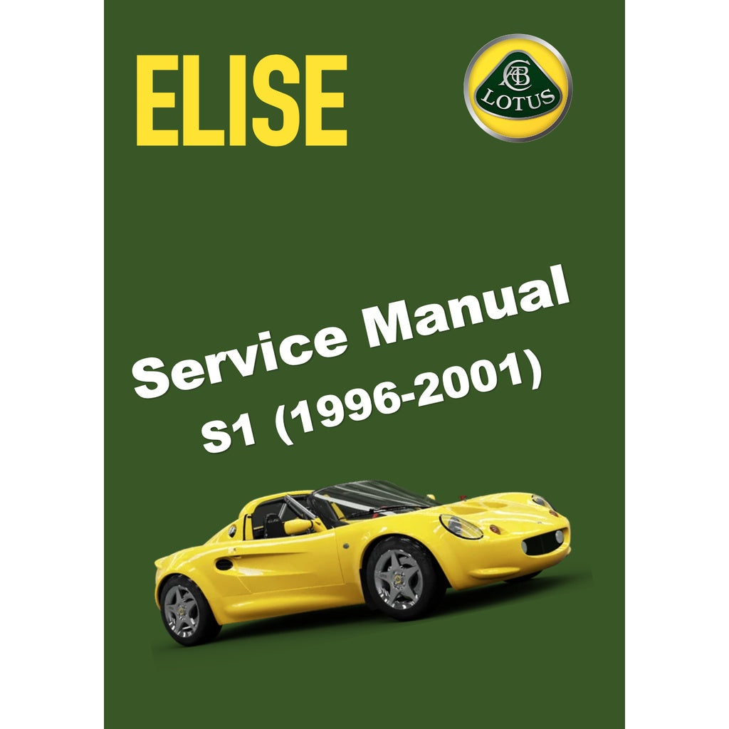LOTUS ELISE S1 M111  (1994-2001) SERVICE NOTE WORKSHOP MANUAL