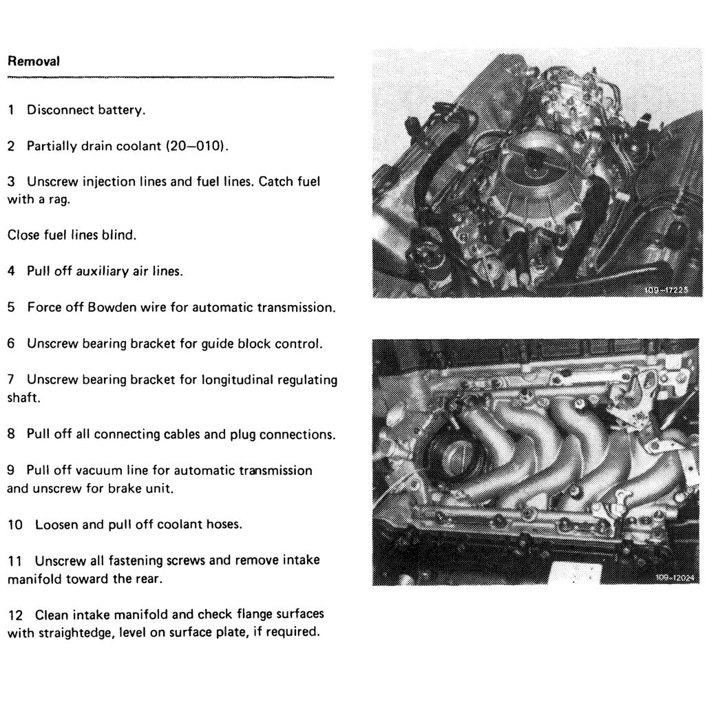 MERCEDES-BENZ R/C107 (1971-1989) SERVICE WORKSHOP MANUAL