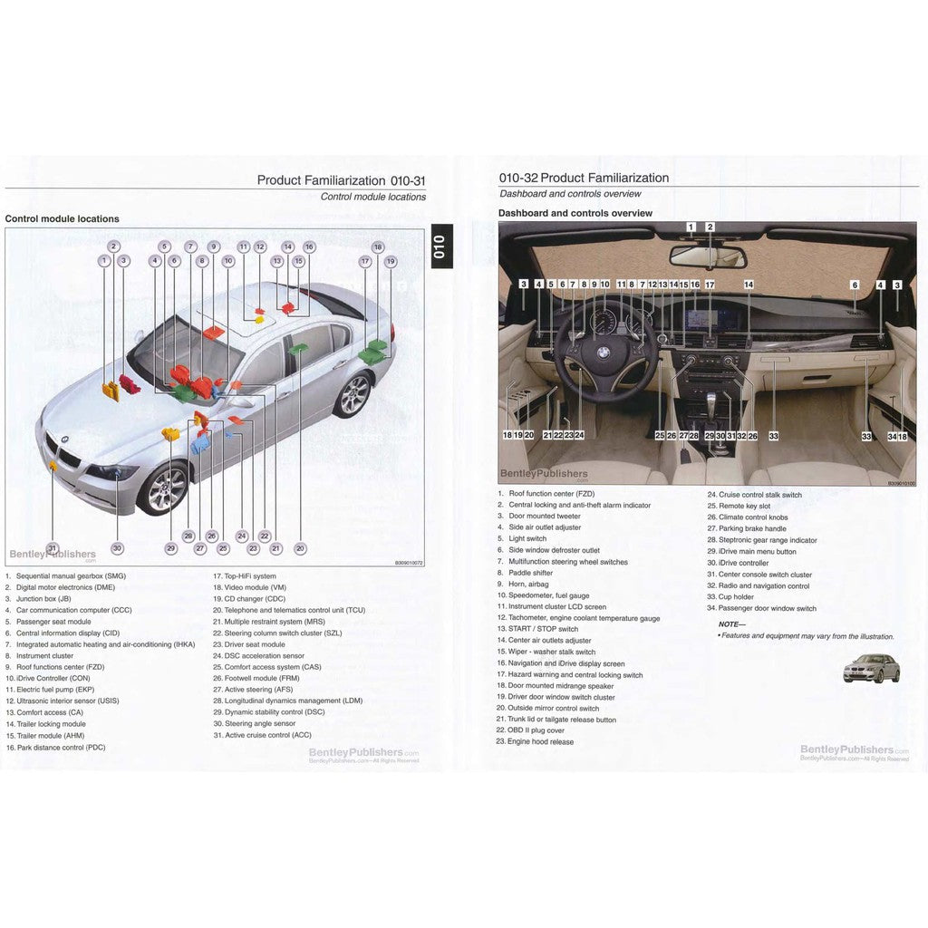 BMW 3 Series E90 325i / 328i / 330i / 335i (2006-2010) WORKSHOP REPAIR SERVICE MANUAL