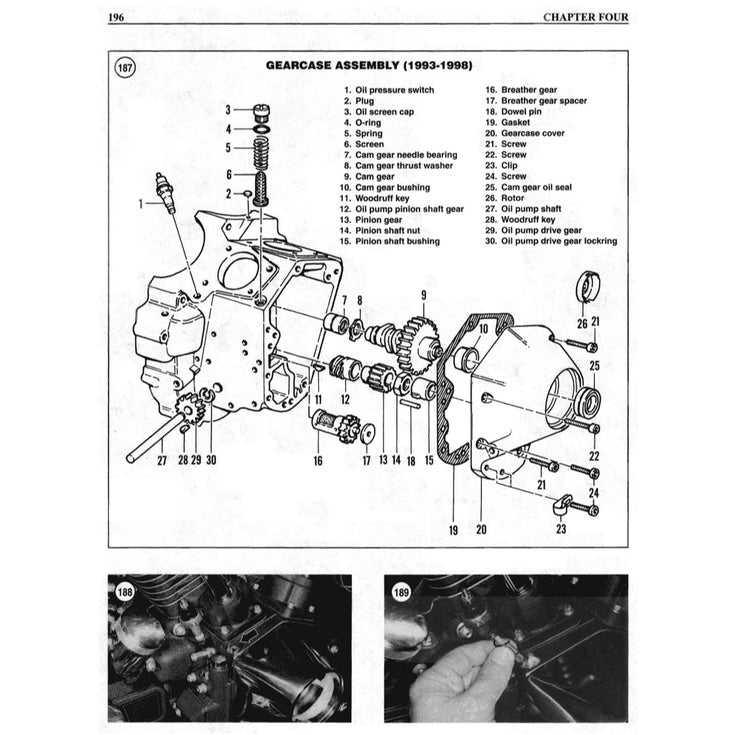 HARLEY-DAVIDSON FLH/FLT/FX (1984-1998) SERVICE WORKSHOP MANUAL - CLYMER