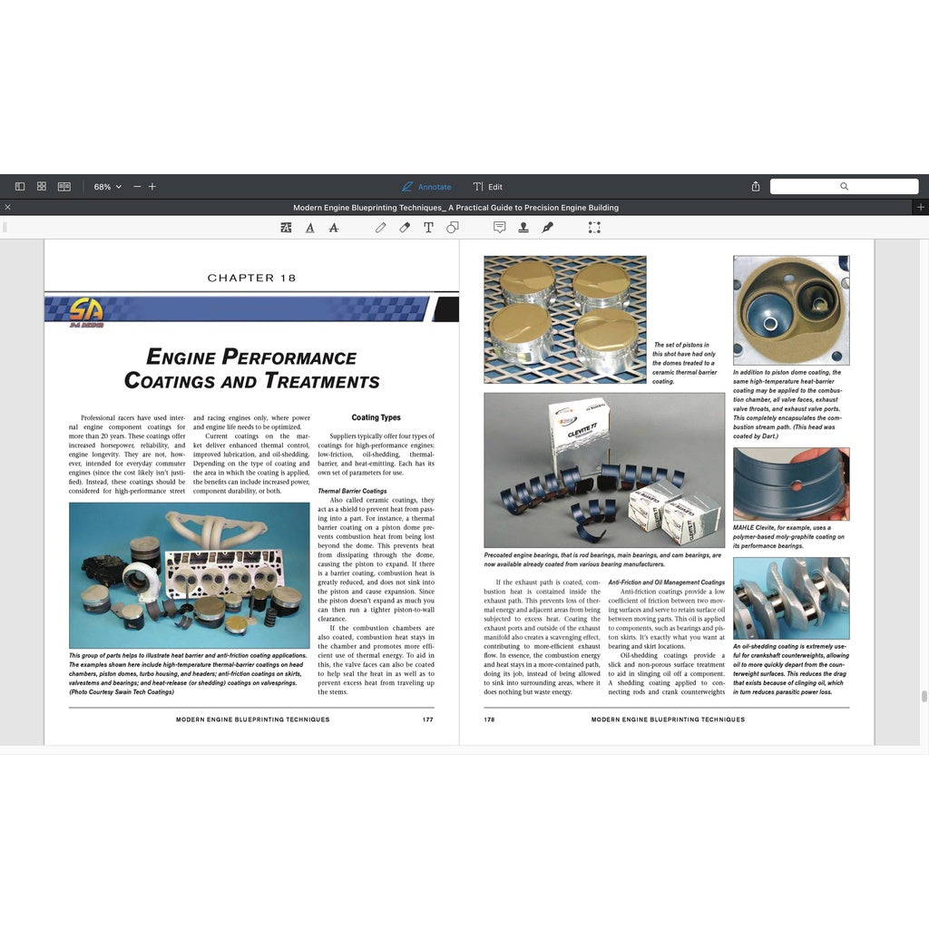 Modern Engine Blueprinting Techniques: A Practical Guide to Precision Engine Blueprinting - Pro Series - SA251