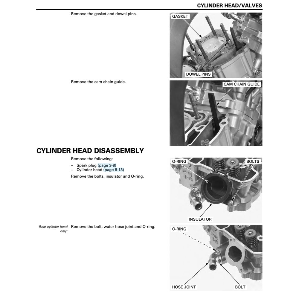 HONDA TRANSALP XL700V/VA (2008-2022) SERVICE WORKSHOP MANUAL + PARTS CATALOGUE + OWNER'S MANUAL