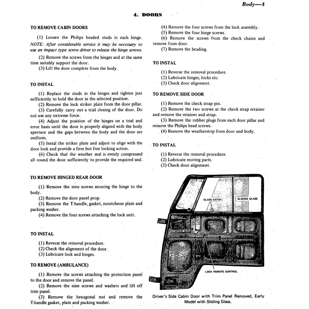 [CLASSIC] VW TRANSPORTER T2 (T1) 1200-1600 SERIES (1950-1967) SERVICE WORKSHOP MANUAL