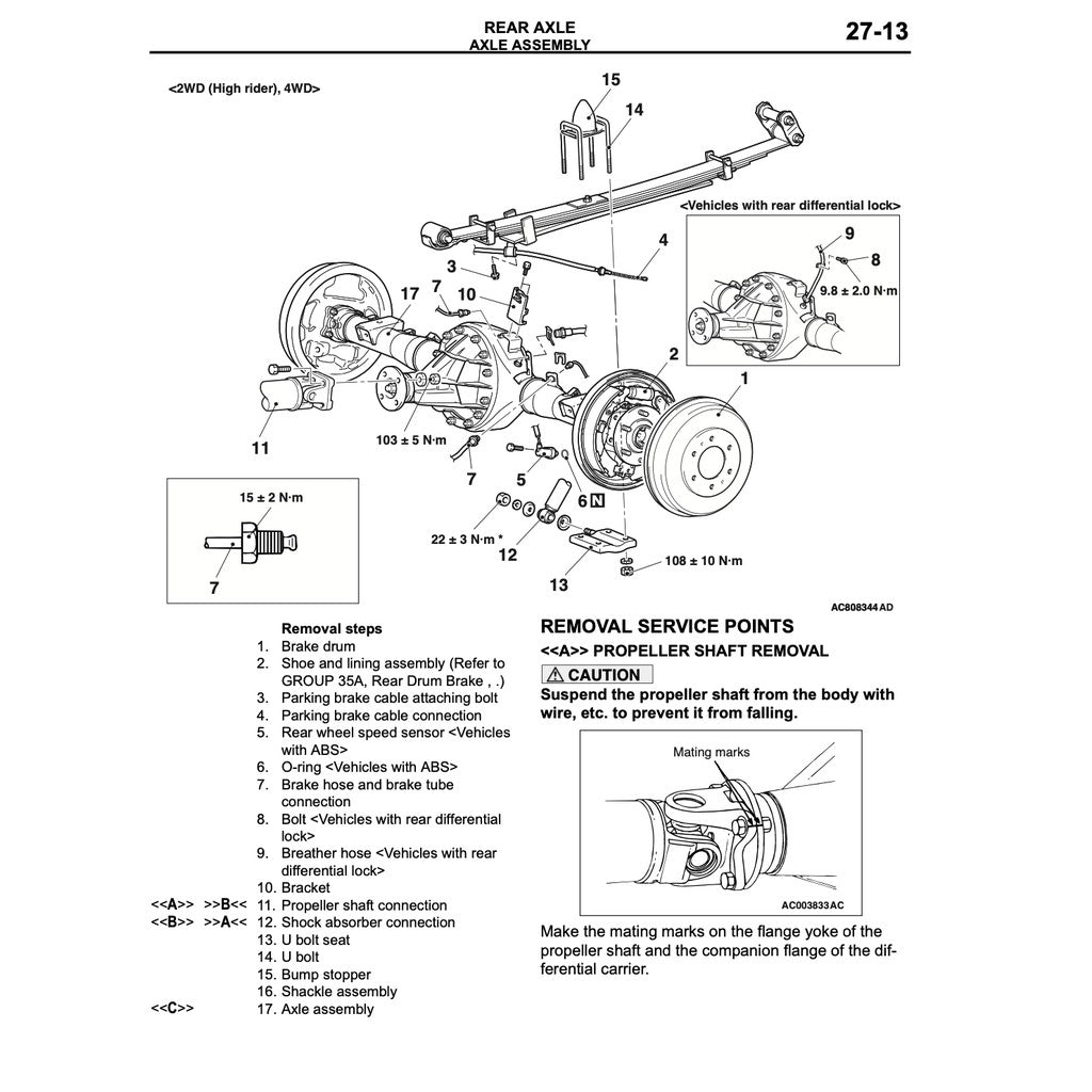 TRITON MITSUBISHI TRITON L200 KA/KB (2006-2015) SERVICE WORKSHOP MANUAL