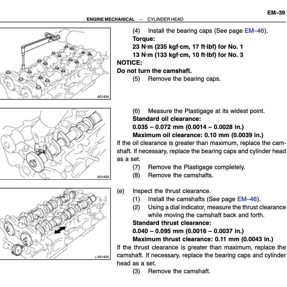TOYOTA MR-2 SW30 - SPYDER (2000-2007) SERVICE WORKSHOP MANUAL