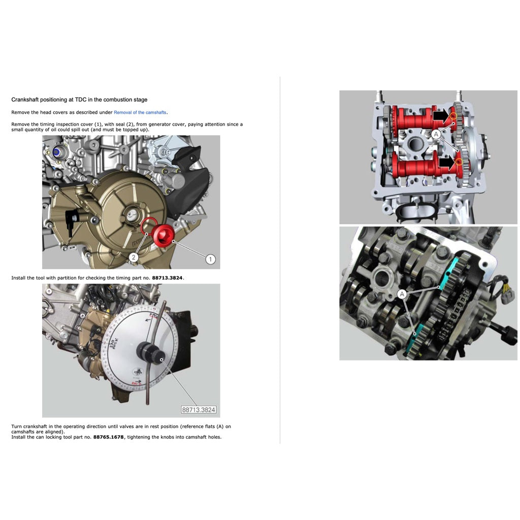 DUCATI PANIGALE Senna 1199 (2012-2014) SERVICE WORKSHOP MANUAL + PARTS CATALOGUE + OWNER'S MANUAL