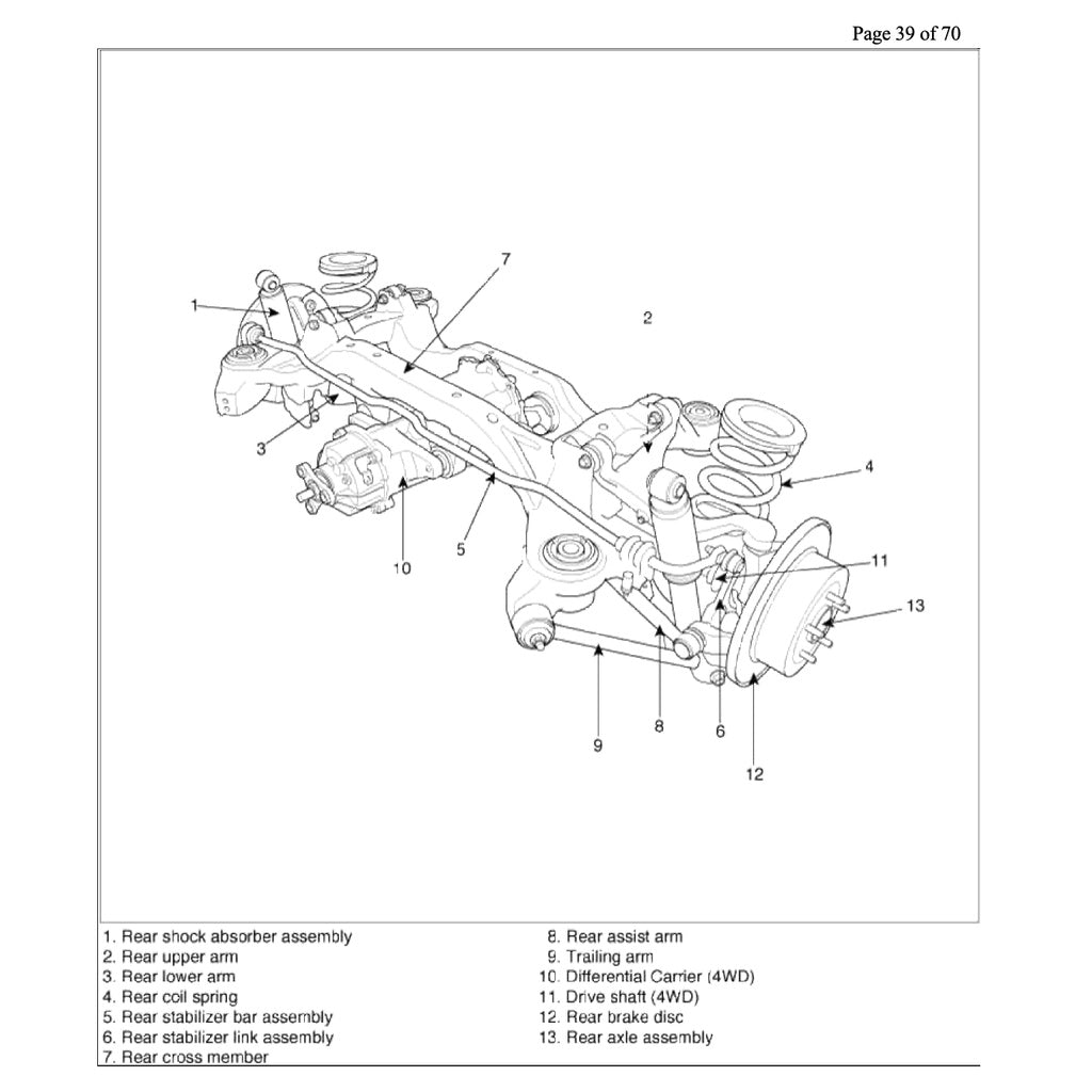 HYUNDAI SANTA FE CM (2007-2012) SERVICE WORKSHOP MANUAL