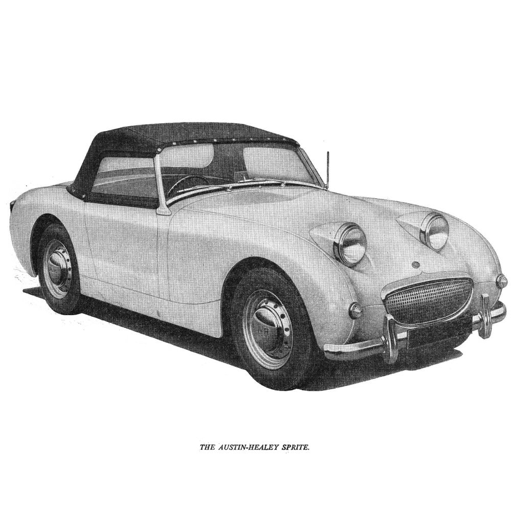 [CLASSIC] AUSTIN-HEALEY SPRITE MK1 (1958-1961) SERVICE WORKSHOP MANUAL