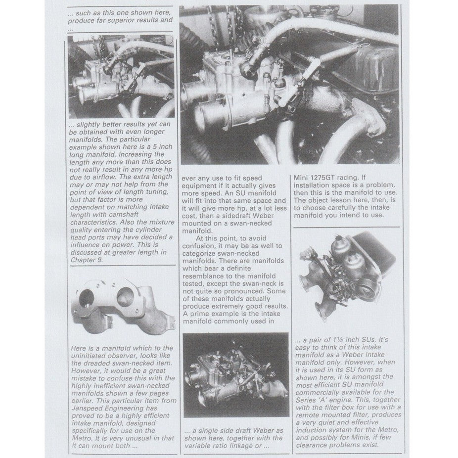 [CLASSIC] TUNING BL'S A-SERIES ENGINES, D.VIZARD 1989 BOOK MINI COOPER /AUSTIN /MORRIS
