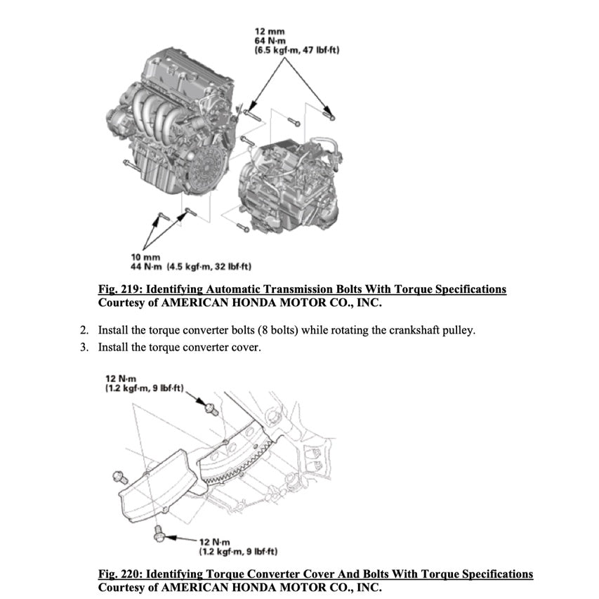 CRV HONDA CR-V RM/RE (2012-2016) SERVICE WORKSHOP MANUAL