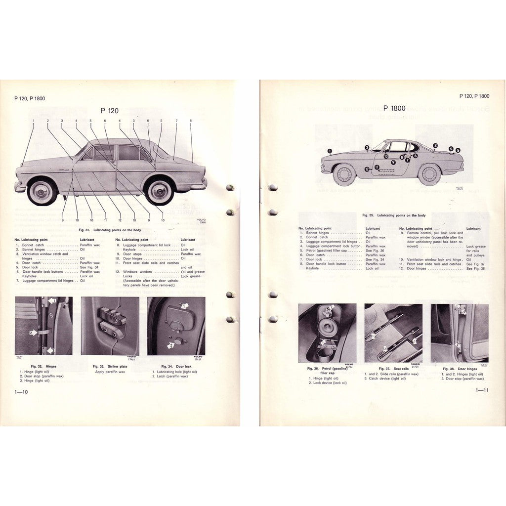 [CLASSIC] VOLVO AMAZON 120,121,122, 122S (1959-1970) WORKSHOP SERVICE REPAIR MANUAL
