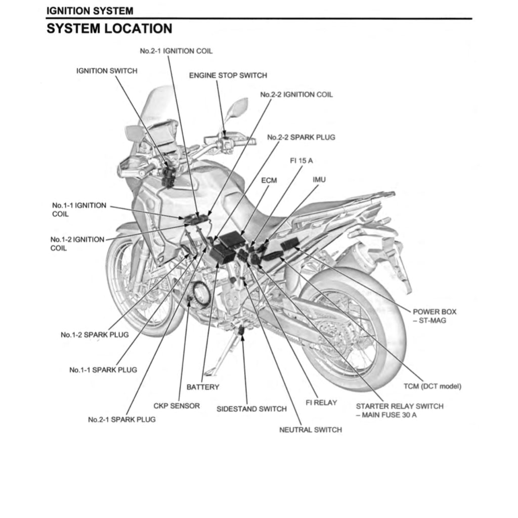 HONDA AFRICA TWIN CRF 1100 A/D (2020-2023) SERVICE WORKSHOP MANUAL + PARTS CATALOGUE + OWNER'S MANUAL