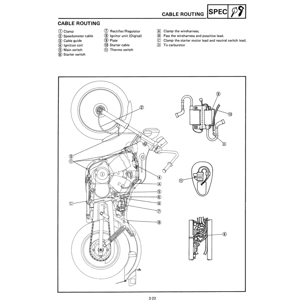YAMAHA VIRAGO XV 250 (1988-2022) SERVICE WORKSHOP MANUAL + PARTS CATALOGUE + OWNER'S MANUAL