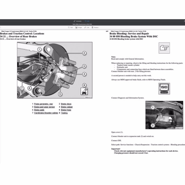 MINI COUNTRYMAN COOPER S R60 / N18 (2010-2016) SERVICE WORKSHOP MANUAL