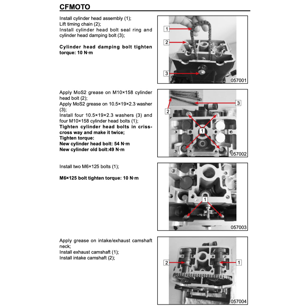 CFMOTO 250NK CF250/A (2018-2023) SERVICE WORKSHOP MANUAL + PARTS CATALOGUE + OWNER'S MANUAL