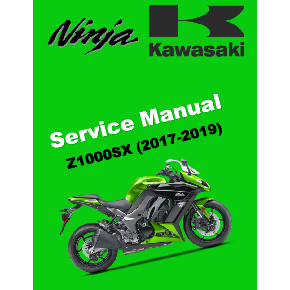 KAWASAKI NINJA Z1000 SX (2017-2019) SERVICE WORKSHOP MANUAL + PARTS CATALOGUE + OWNER'S MANUAL