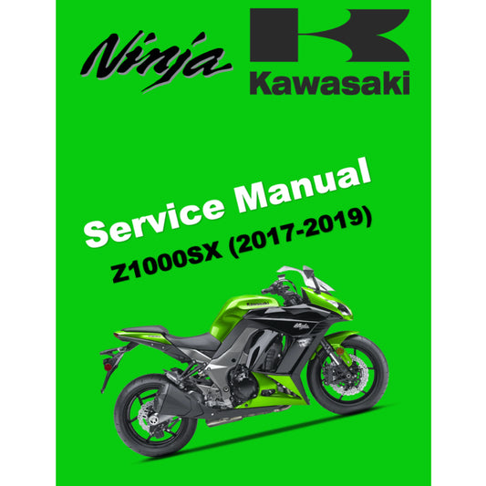 KAWASAKI NINJA Z1000 SX (2017-2019) SERVICE WORKSHOP MANUAL + PARTS CATALOGUE + OWNER'S MANUAL