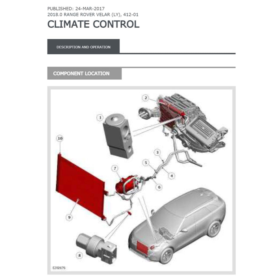 RANGE ROVER VELAR L560 (2017+) SERVICE WORKSHOP MANUAL