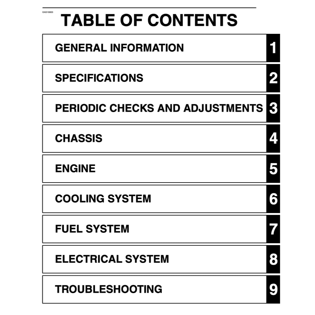 YAMAHA MT-10 /MT-10 SP (2016-2023) SERVICE WORKSHOP MANUAL + PARTS CATALOGUE + OWNER'S MANUAL