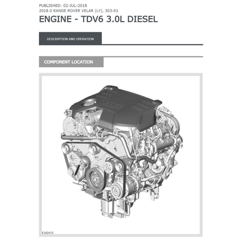 RANGE ROVER VELAR L560 (2017+) SERVICE WORKSHOP MANUAL