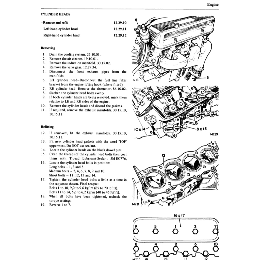 RANGE ROVER CLASSIC (1970-1985) SERVICE WORKSHOP MANUAL