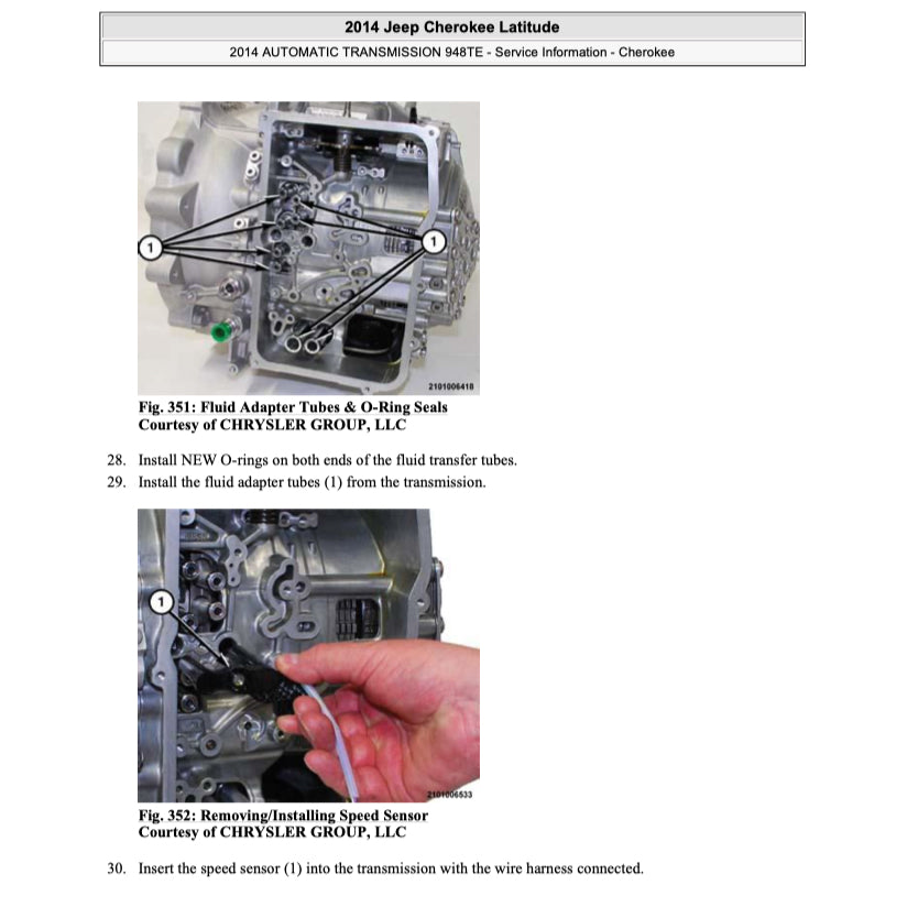 JEEP CHEROKEE KL (2014-2023) SERVICE WORKSHOP MANUAL