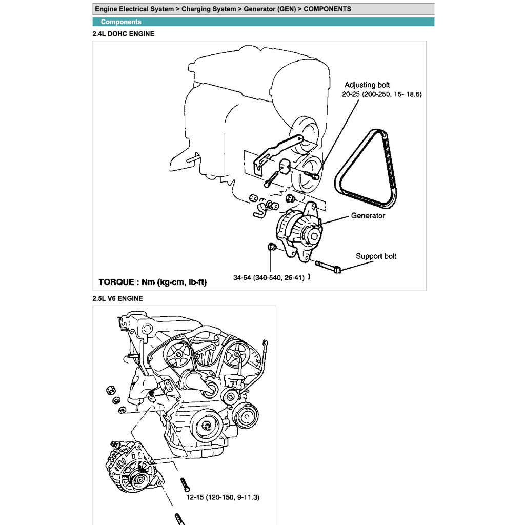 HYUNDAI SONATA EF (1998-2004) SERVICE WORKSHOP MANUAL
