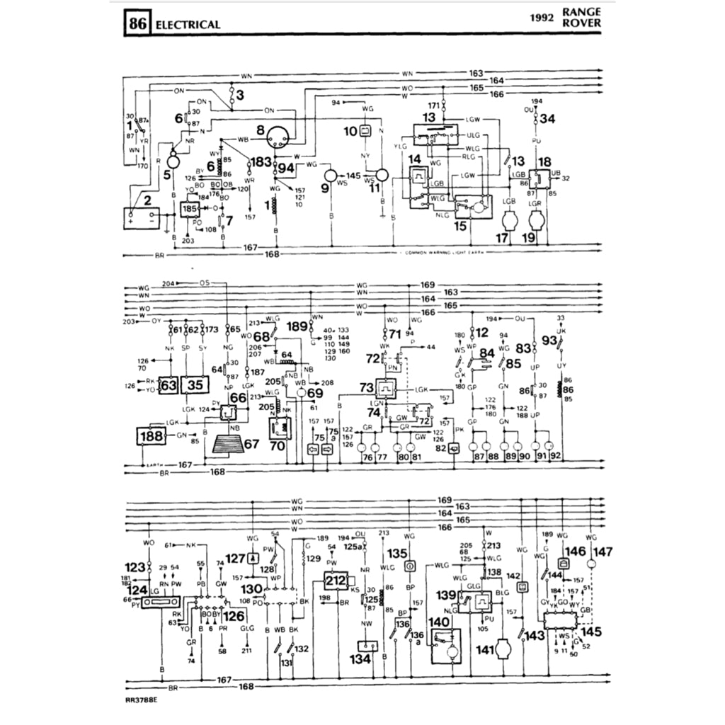 RANGE ROVER CLASSIC (1987-1994) SERVICE WORKSHOP MANUAL
