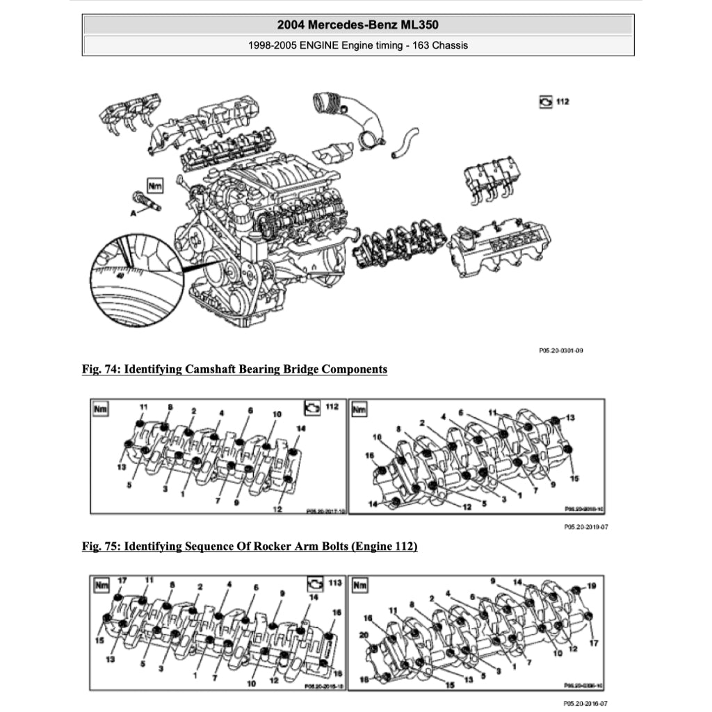 MERCEDES-BENZ ML320 W163 (1997-2005) SERVICE WORKSHOP MANUAL