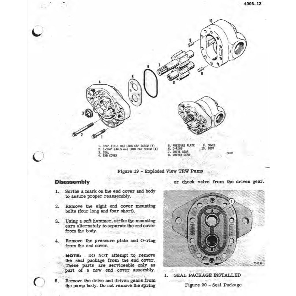 CASE 580C  LOADER BACKOE SERVICE WORKSHOP MANUAL+ PARTS CATALOGUE