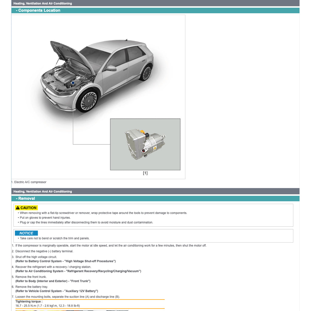HYUNDAI IONIQ5 IONIQ 5 NE EV (2022-2023) SERVICE WORKSHOP MANUAL