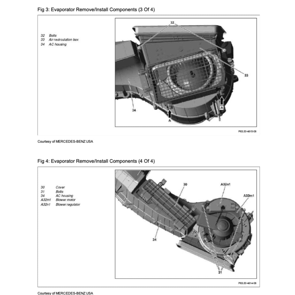 MERCEDES-BENZ CLA45 AMG C117 (2013-2019) SERVICE WORKSHOP MANUAL