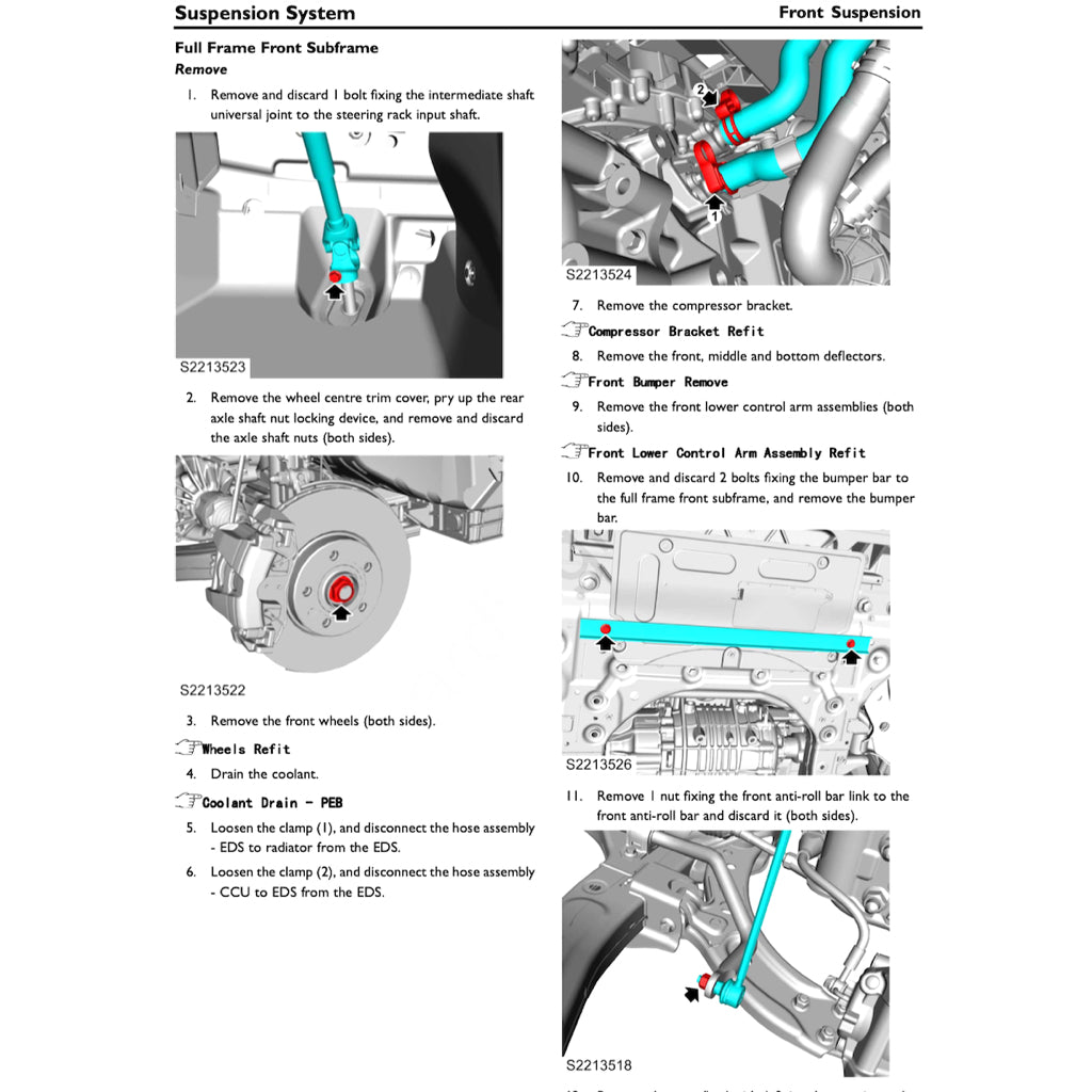 MG EZS ZS EV (2019+) SERVICE WORKSHOP MANUAL