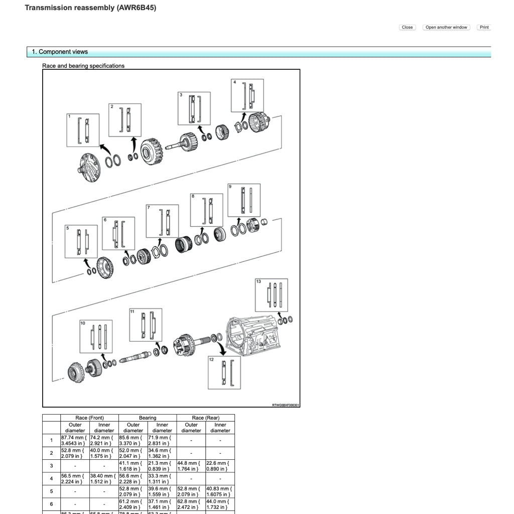 ISUZU D-MAX / MU-X RJ (2021+) SERVICE WORKSHOP MANUAL
