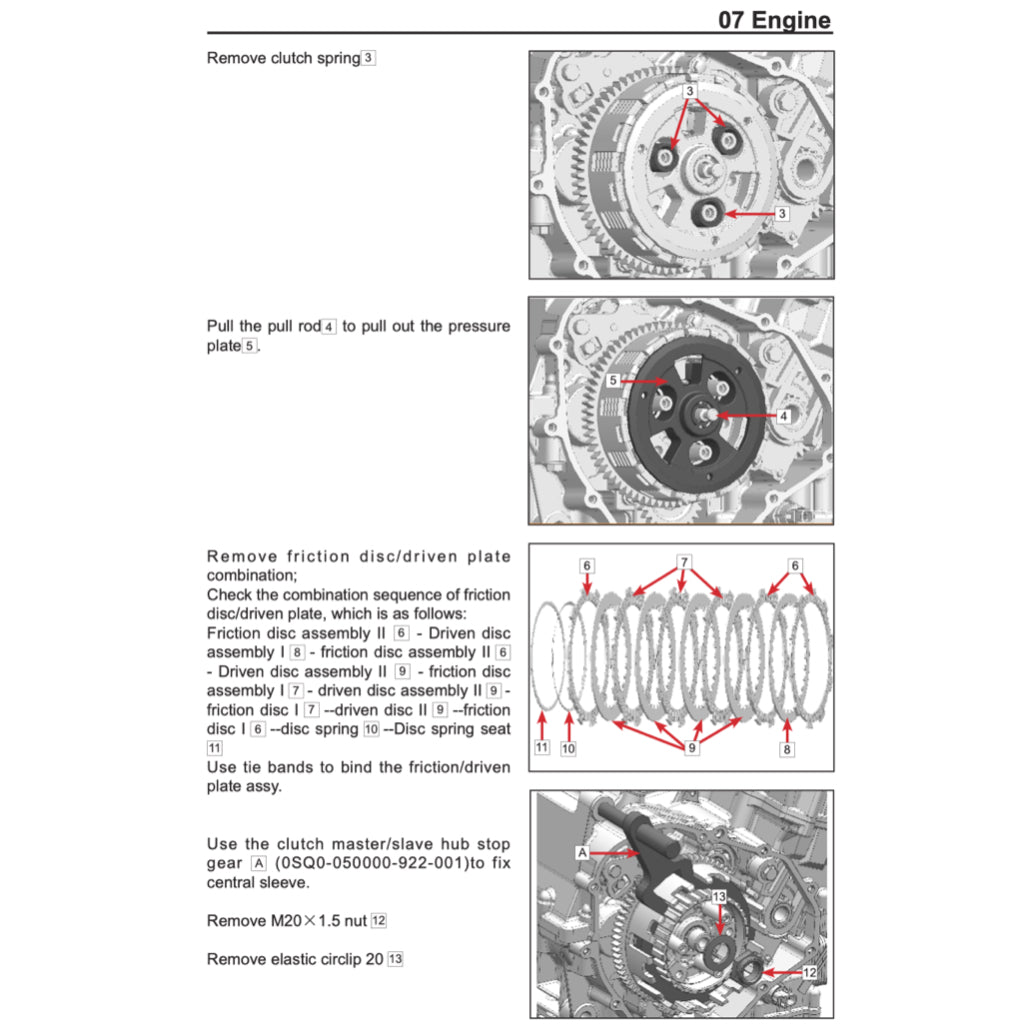 CFMOTO 450NK (2023+) SERVICE WORKSHOP MANUAL + PARTS CATALOGUE + OWNER'S MANUAL