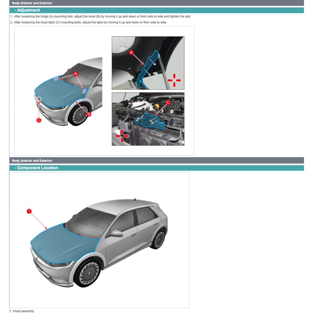 HYUNDAI IONIQ5 IONIQ 5 NE EV (2022-2023) SERVICE WORKSHOP MANUAL