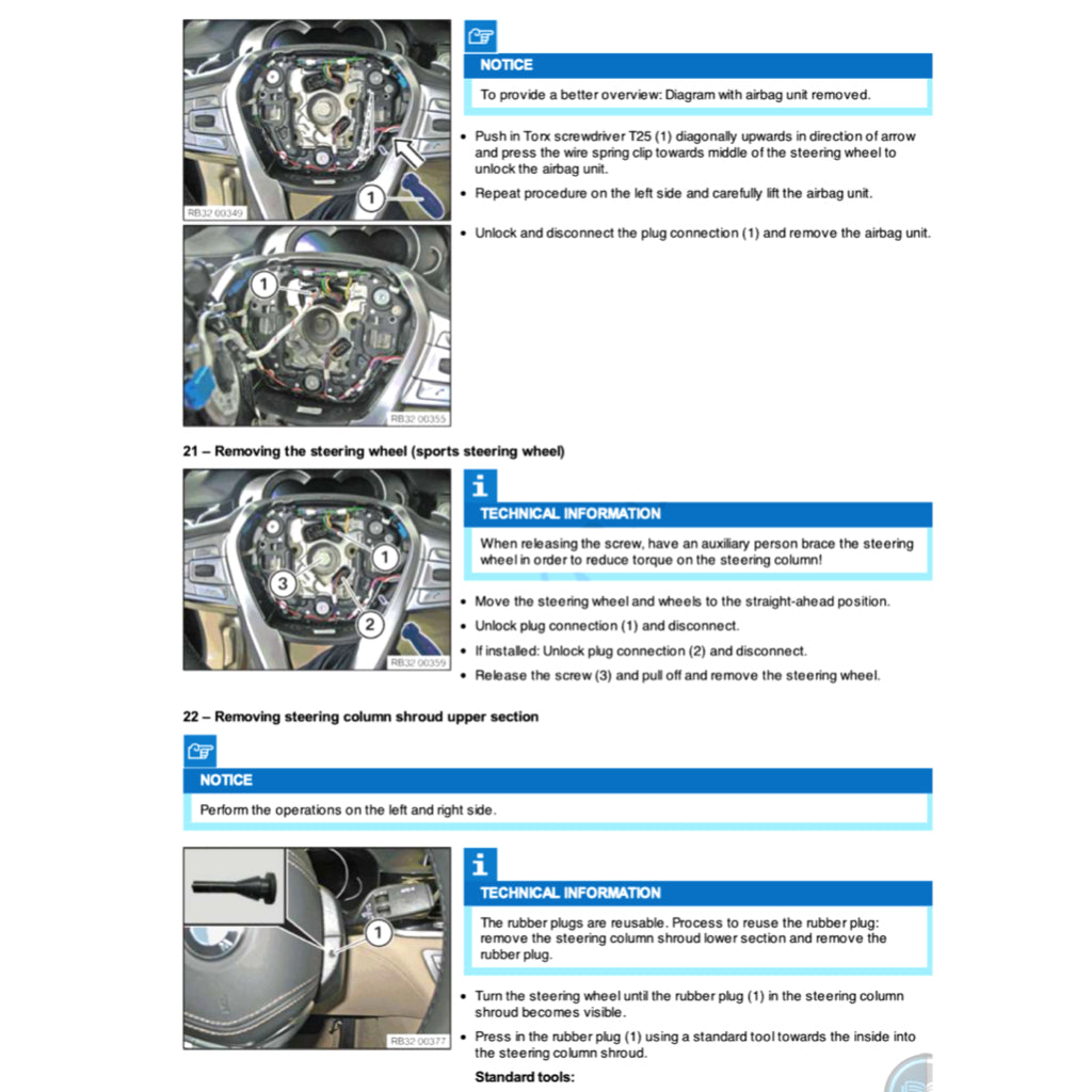 BMW X5 G05 (2019+) SERVICE WORKSHOP MANUAL
