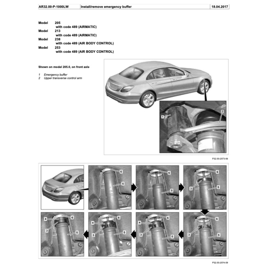 MERCEDES-BENZ W213 (2017-2023) SERVICE WORKSHOP MANUAL
