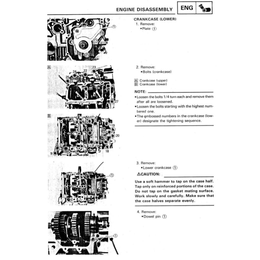 YAMAHA XTZ750 SUPER TENERE (1989-1996) SERVICE WORKSHOP MANUAL + PARTS CATALOGUE