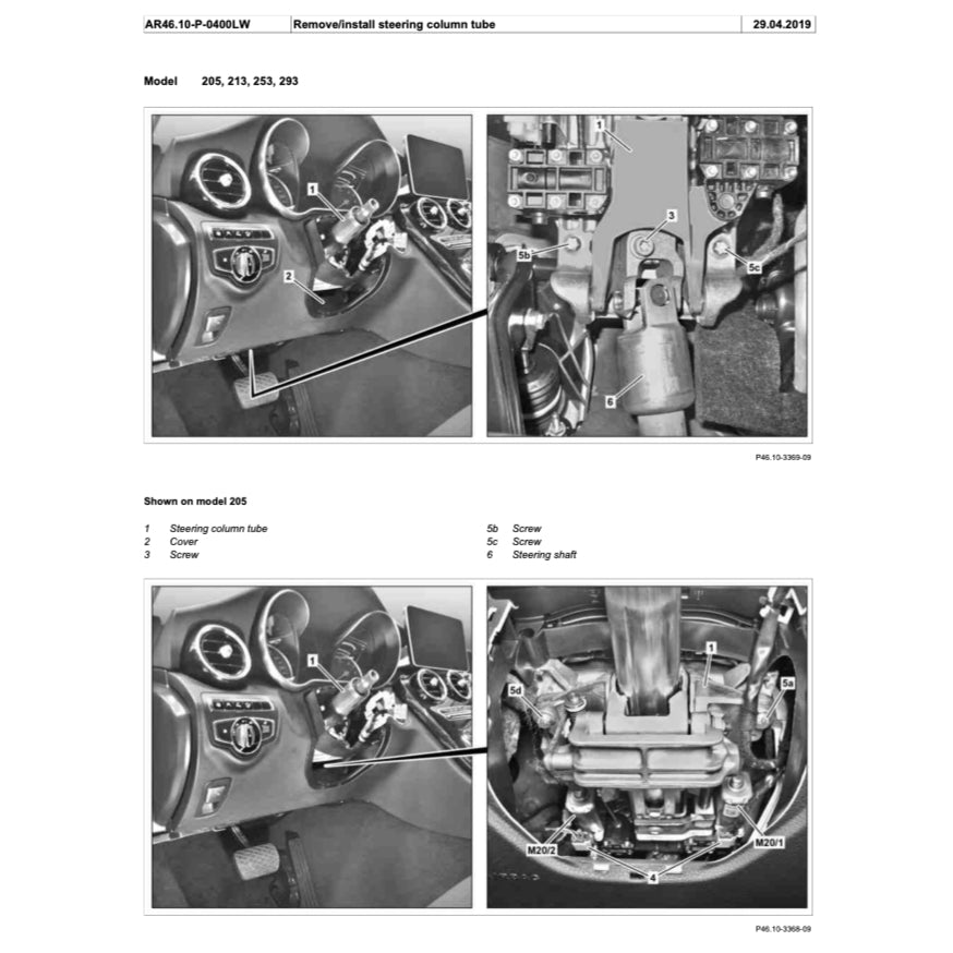 MERCEDES-BENZ W213 (2017-2023) SERVICE WORKSHOP MANUAL