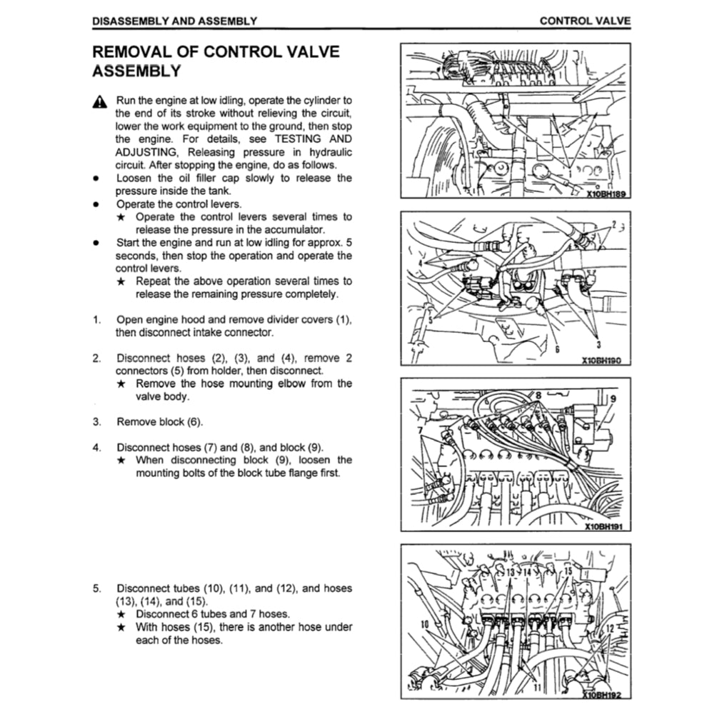 KOMATSU PC300LC-6-7-8 / PC350LC-6-7-8 EXCAVATOR SERVICE WORKSHOP MANUAL