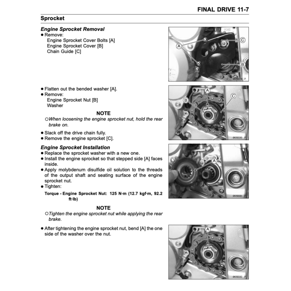 KAWASAKI KLX250 KLX 250 (2008-2021) SERVICE WORKSHOP MANUAL + PARTS CATALOGUE + OWNER'S MANUAL