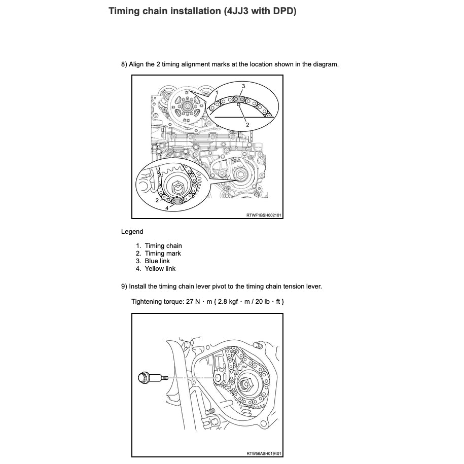 ISUZU D-MAX / MU-X RJ (2021+) SERVICE WORKSHOP MANUAL