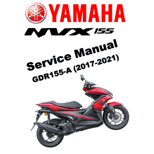 YAMAHA NVX155 V1 (2017-2021) SERVICE WORKSHOP MANUAL + PARTS CATALOGUE + OWNER'S MANUAL